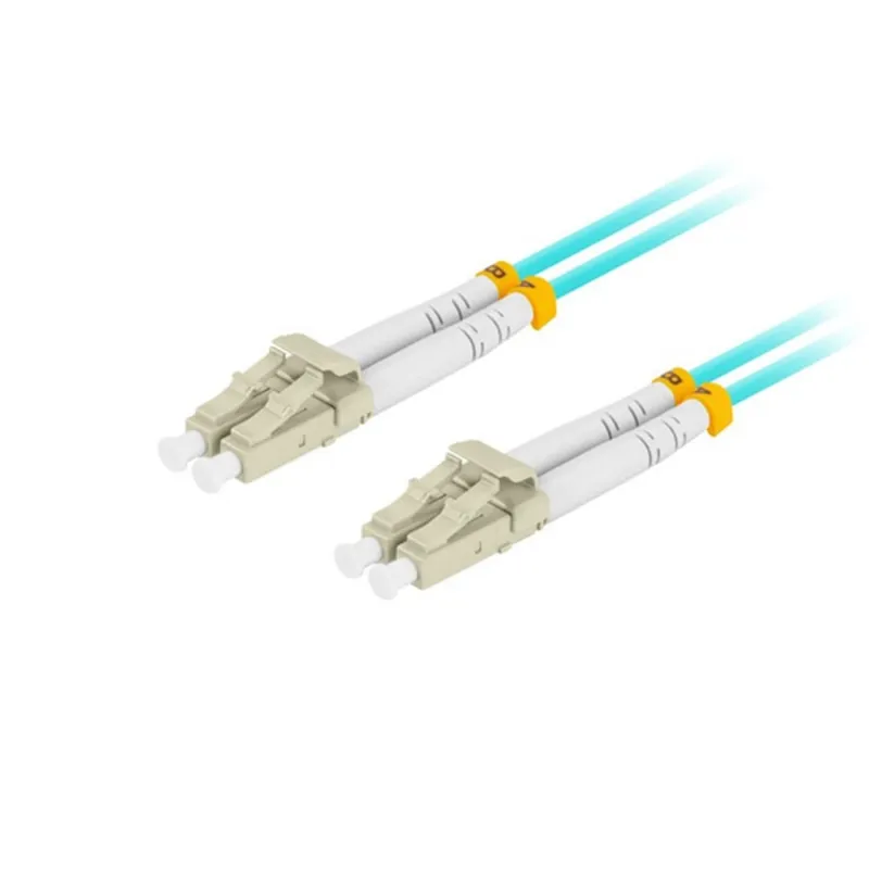 LANBERG fiber optic patchcord MM LC/UPC-LC/UPC duplex 5m LSZH om3 50/125 3.0mm aqua LANBERG fiber optic patchcord MM LC/UPC-LC/UPC duplex 5m LSZH om3 50/125 3.0mm aqua