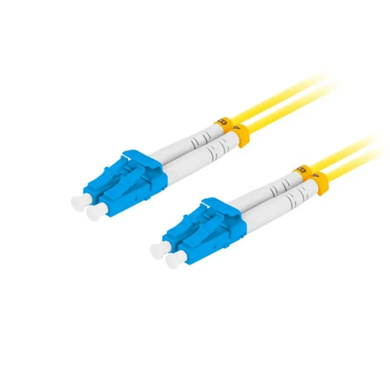 Lanberg Optikai patch SM LC/UPC-LC/UPC duplex 2m LSZH G657A1 3.0mm sárga Lanberg Optikai patch SM LC/UPC-LC/UPC duplex 2m LSZH G657A1 3.0mm sárga