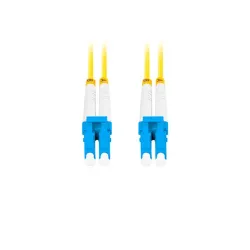 Lanberg Optikai patch kábel SM LC/UPC-LC/UPC duplex 5m LSZH G657A1 3.0mm sárga (FO-LULU-SD11-0050-YE)