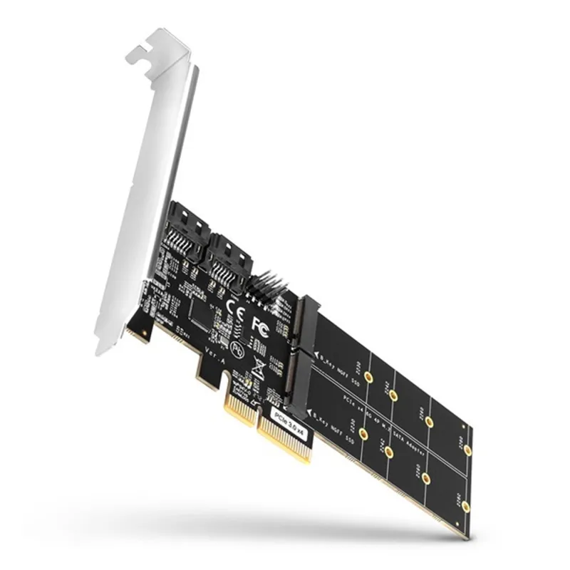 AXAGON PCES-SA4M2 PCIe Controller 2x SATA 6G + 2x SATA M.2 AXAGON PCES-SA4M2 PCIe Controller 2x SATA 6G + 2x SATA M.2