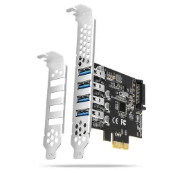 AXAGON PCEU-43RS PCIe Controller 4x SuperSpeed USB bővítő kártya