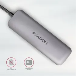 AXAGON HMC-HCR3A SuperSpeed USB-C COMBO 5in1 hub Grey