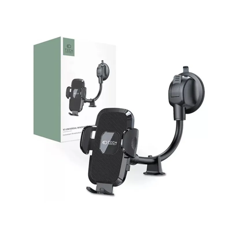 Haffner FN0451 V3W-D univerzális fekete műszerfalra/szélvédőre helyezhető autós tartó Haffner FN0451 V3W-D univerzális fekete műszerfalra/szélvédőre helyezhető autós tartó