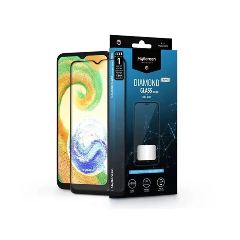 MyScreen Samsung Galaxy A04/A04s Diamond Glass Lite Edge2.5D edzett üveg kijelzővédő fólia fekete kerettel (LA-2231) MyScreen Samsung Galaxy A04/A04s Diamond Glass Lite Edge2.5D edzett üveg kijelzővédő fólia fekete kerettel (LA-2231)