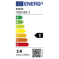 Emos LED izzó E27 14W meleg fehér 3db/cs (ZQ5160.3)