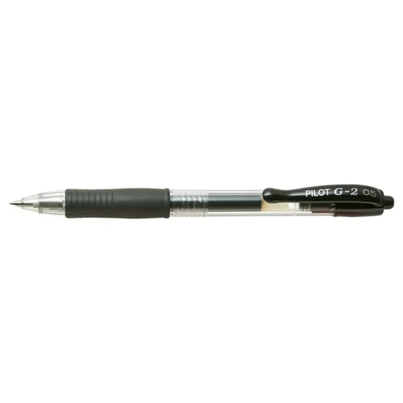 Zseléstoll, 0,32 mm, nyomógombos, PILOT "G-2", fekete Zseléstoll, 0,32 mm, nyomógombos, PILOT "G-2", fekete
