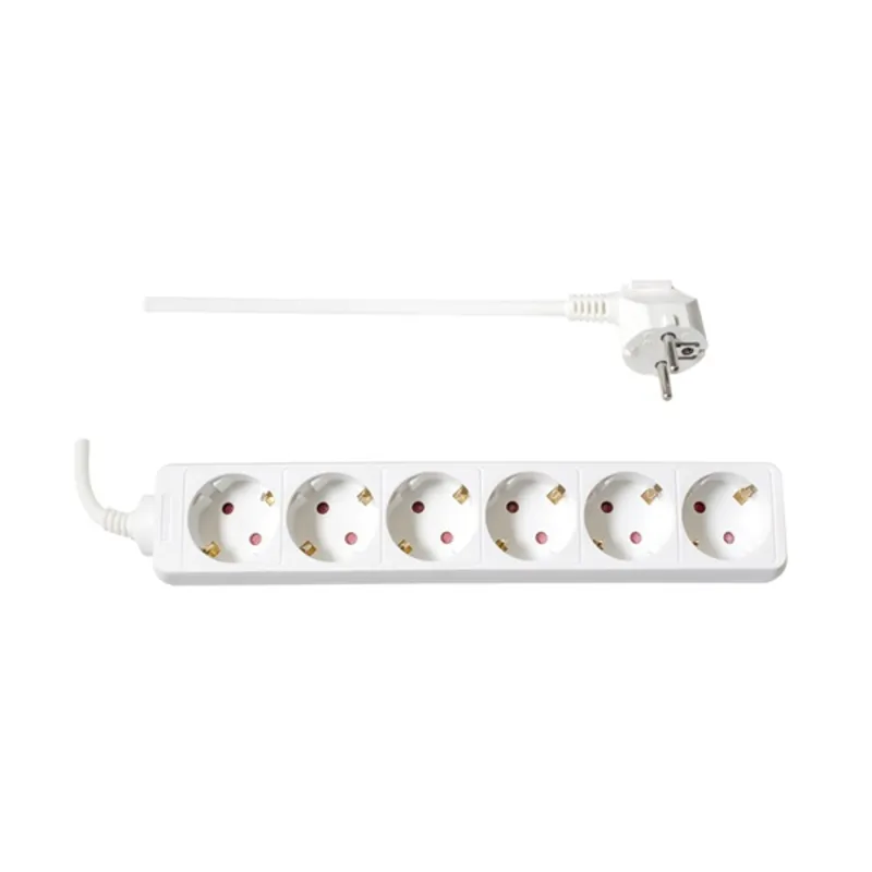 TOO PSW-615 6 aljzat 1.5 méter 3x1.0mm2 fehér elosztó TOO PSW-615 6 aljzat 1.5 méter 3x1.0mm2 fehér elosztó