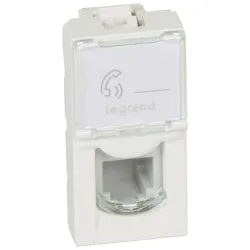 Legrand 078730 Program Mosaic 1m fehér RJ11 aljzat