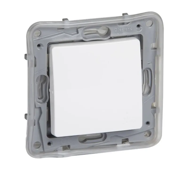 Legrand 764525 Niloé NO-NC 6 A IP44 fehér nyomó Legrand 764525 Niloé NO-NC 6 A IP44 fehér nyomó