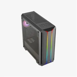 Aerocool Skyline v2 ARGB fekete (táp nélküli) ablakos ATX ház