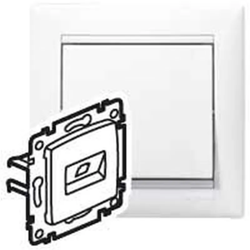 LEGRAND Valena 2xRJ45 LCS2 Cat6 UTP aljzat, körömmel, fehér LEGRAND Valena 2xRJ45 LCS2 Cat6 UTP aljzat, körömmel, fehér