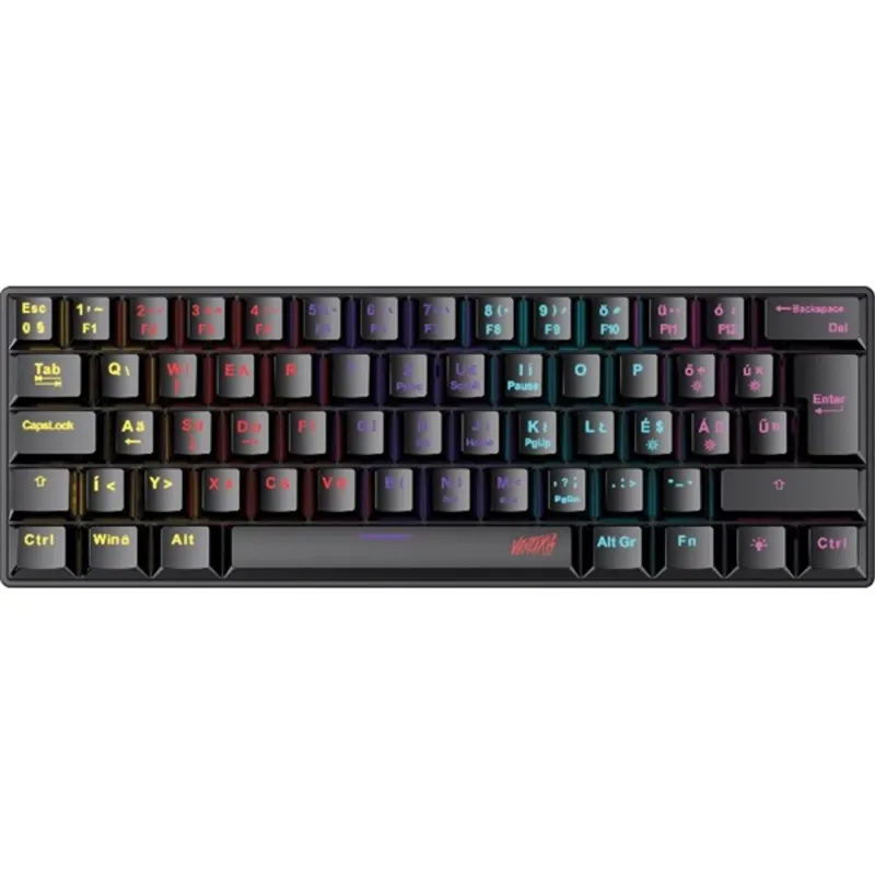 Ventaris Lissgard RGB (Red Switch) HUN Mechanikus gamer billentyűzet Ventaris Lissgard RGB (Red Switch) HUN Mechanikus gamer billentyűzet