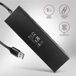 Axagon HUE-F7A SuperSpeed USB-A FLAT hub
