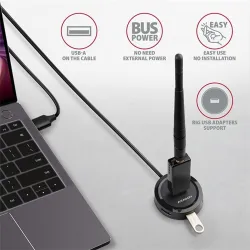Axagon HUE-P1AL SuperSpeed 4xUSB-A portos, USB-A csatlakozós hub