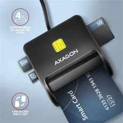 Axagon Smart Card olvasó (CRE-SM3SD)