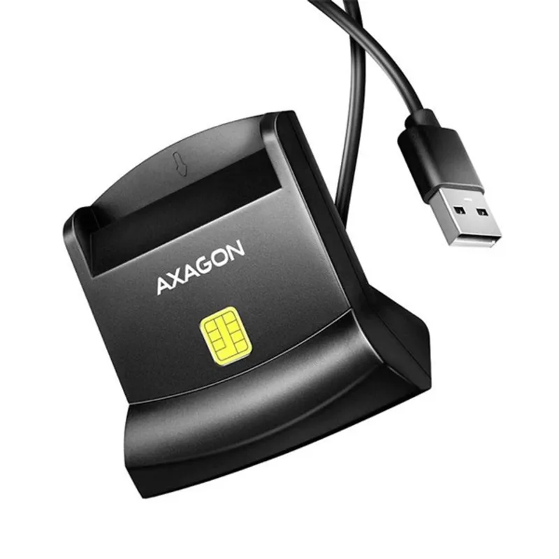 Axagon CRE-SM4N USB Smart card StandReader okos kártyaolvasó Axagon CRE-SM4N USB Smart card StandReader okos kártyaolvasó