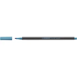 Stabilo Pen 68 metallic metálkék filctoll