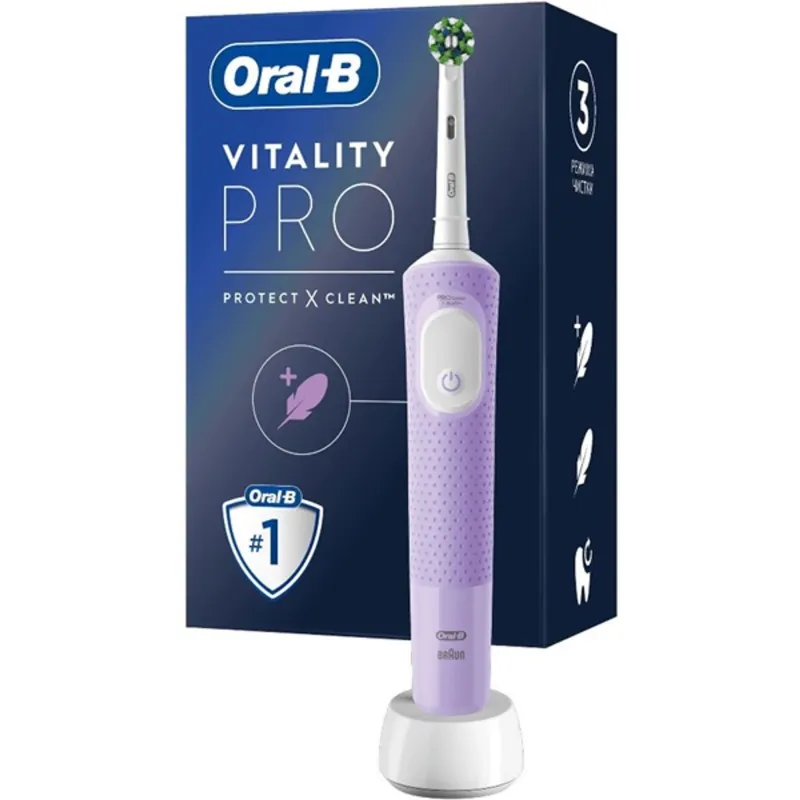 Oral-B D103 Vitality lila elektromos fogkefe Oral-B D103 Vitality lila elektromos fogkefe