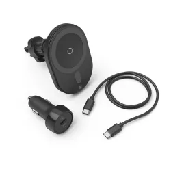 Hama Magcharge vezeték nélküli autós iPhone töltő 15W (201676)
