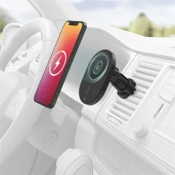 Hama Magcharge vezeték nélküli autós iPhone töltő 15W (201676)