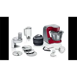 Bosch MUM5 Konyhai robotgép mérleggel piros-ezüst (MUM5X720)