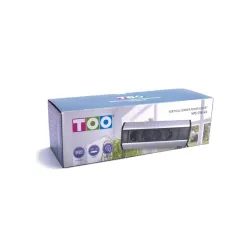 TOO PPS-316-4S IP20, 4x 2P+F, ezüst asztalra rögzíthető elosztó