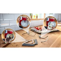 Bosch MUM5 Konyhai robotgép mérleggel piros-ezüst (MUM5X720)