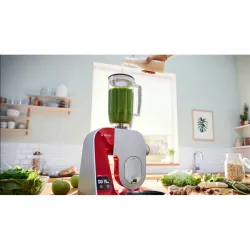 Bosch MUM5 Konyhai robotgép mérleggel piros-ezüst (MUM5X720)