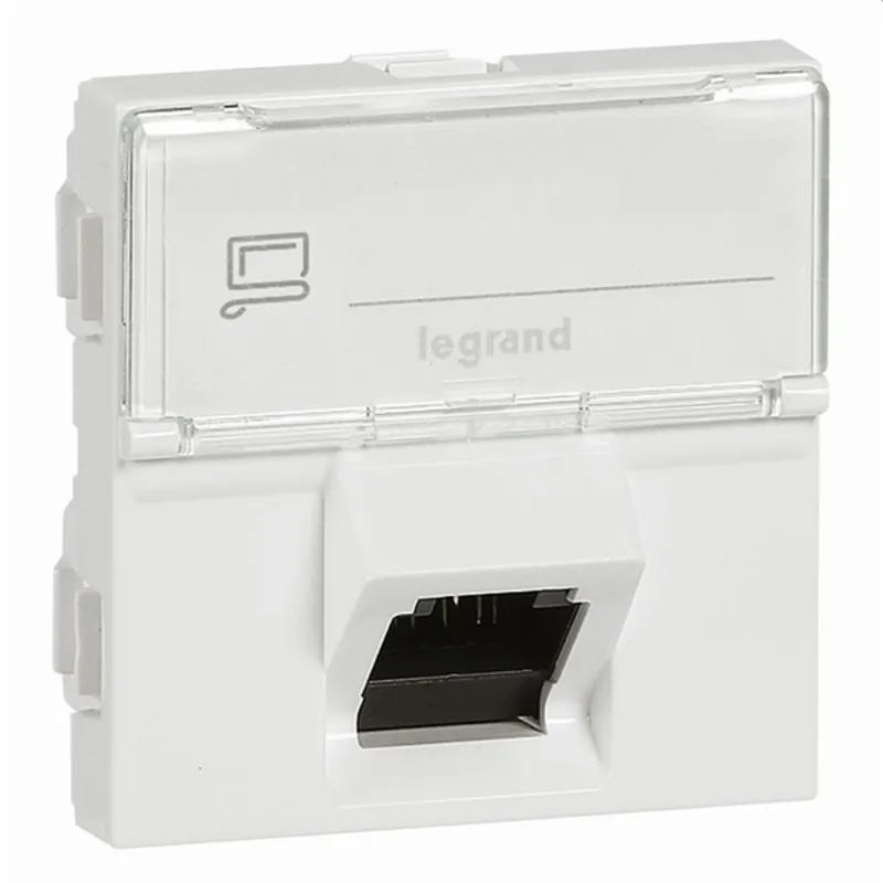 Legrand 076508 Program Mosaic 1 x RJ 45 árnyékolt/ fehér RJ 45 informatikai csatlakozóaljzat Legrand 076508 Program Mosaic 1 x RJ 45 árnyékolt/ fehér RJ 45 informatikai csatlakozóaljzat
