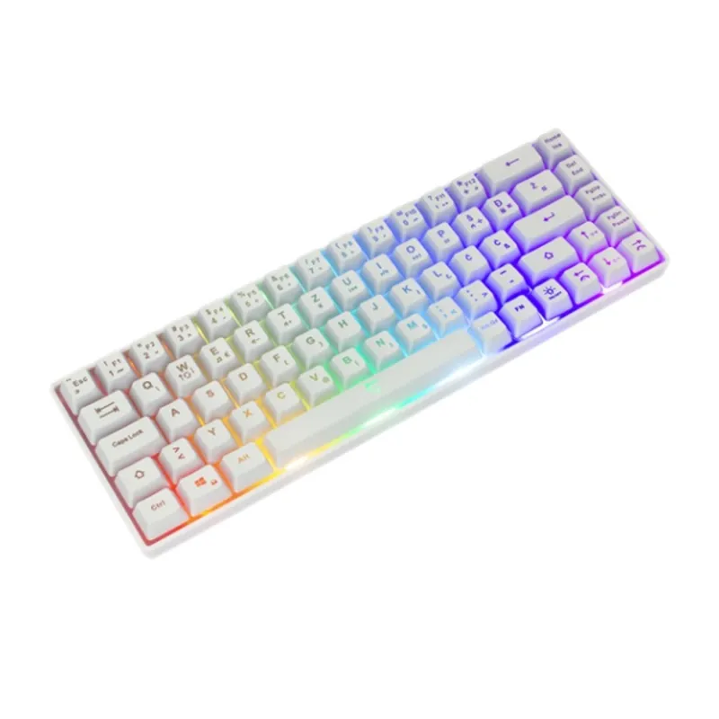 White Shark GK-2201W-HU RONIN-W fehér gamer billentyűzet White Shark GK-2201W-HU RONIN-W fehér gamer billentyűzet