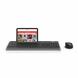 Hama KMW-600 Plus Wireless billentyűzet + egér Black HU