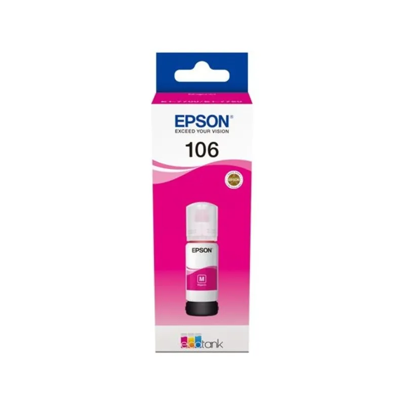 Epson 106 EcoTank tinta magenta (C13T00R340) Epson 106 EcoTank tinta magenta (C13T00R340)