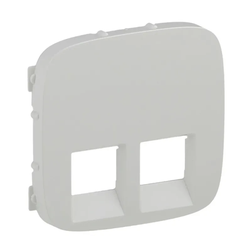 Legrand 755425 Valena Allure fehér 2xRJ11/RJ45 aljzat burkolat Legrand 755425 Valena Allure fehér 2xRJ11/RJ45 aljzat burkolat