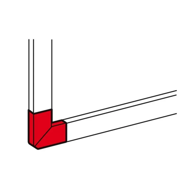Legrand 010767 DLP 80x35/50 mm-es csatornához kanyarelem Legrand 010767 DLP 80x35/50 mm-es csatornához kanyarelem