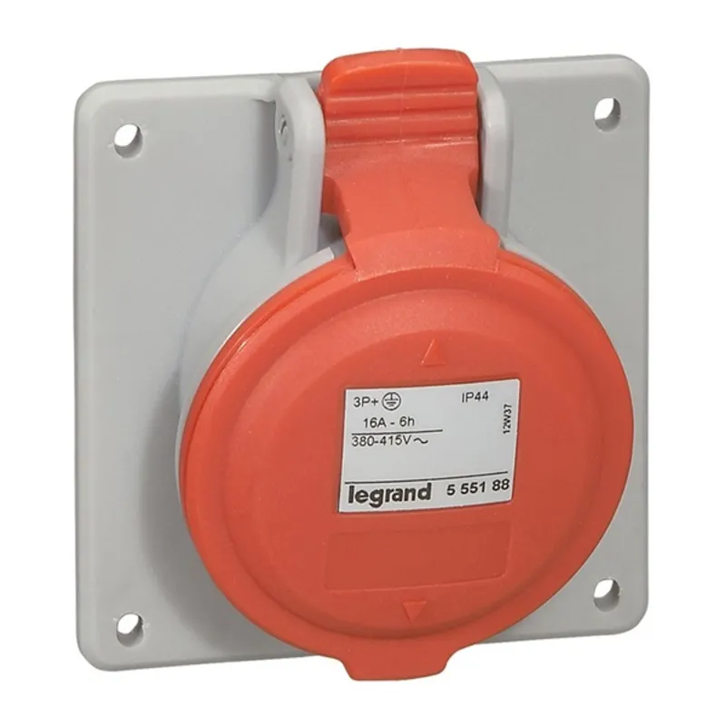Legrand 555189 P17 Tempra PRO Dafbe-164k06 m400V IP44 döntött aljzat Legrand 555189 P17 Tempra PRO Dafbe-164k06 m400V IP44 döntött aljzat