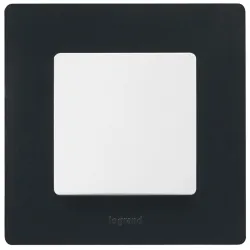 Legrand 397051 Niloé onyx fekete egyes keret