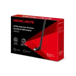 Mercusys MU6H AC650 633Mb/s USB2.0 A Dual-Band Wi-Fi hálózati adapter