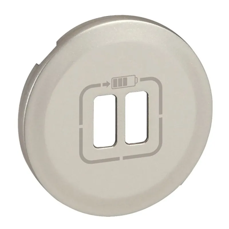 Legrand 068556 Céliane titán 2xUSB töltőaljzat burkolat Legrand 068556 Céliane titán 2xUSB töltőaljzat burkolat