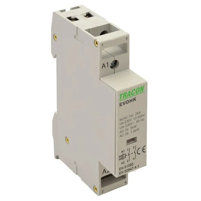 Tracon EVOHK2-25 installációs moduláris kontaktor Tracon EVOHK2-25 installációs moduláris kontaktor