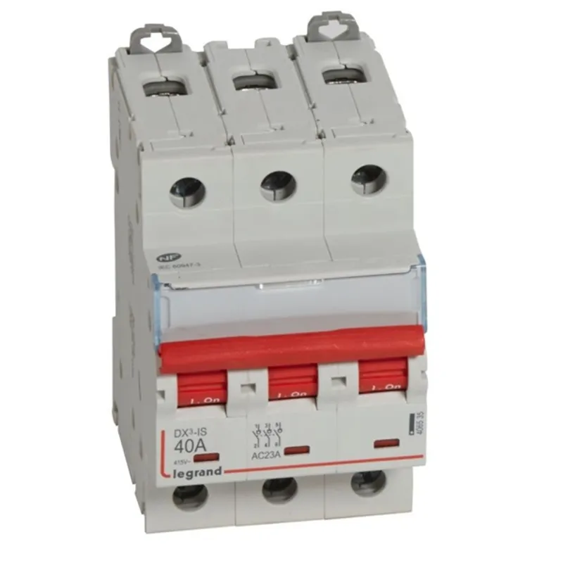 Legrand 406535 DX3-IS 3P 40A terheléskapcsoló Legrand 406535 DX3-IS 3P 40A terheléskapcsoló