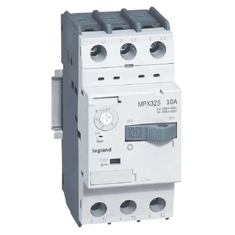 Legrand MPX3 TM 6-10A 3P 32S motorvédő kismegszakító (417310) Legrand MPX3 TM 6-10A 3P 32S motorvédő kismegszakító (417310)