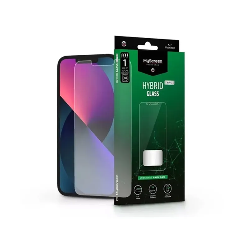 MSP LA-2269 iPhone 13 Mini Hybrid Glass Lite rugalmas üveg kijelzővédő fólia MSP LA-2269 iPhone 13 Mini Hybrid Glass Lite rugalmas üveg kijelzővédő fólia