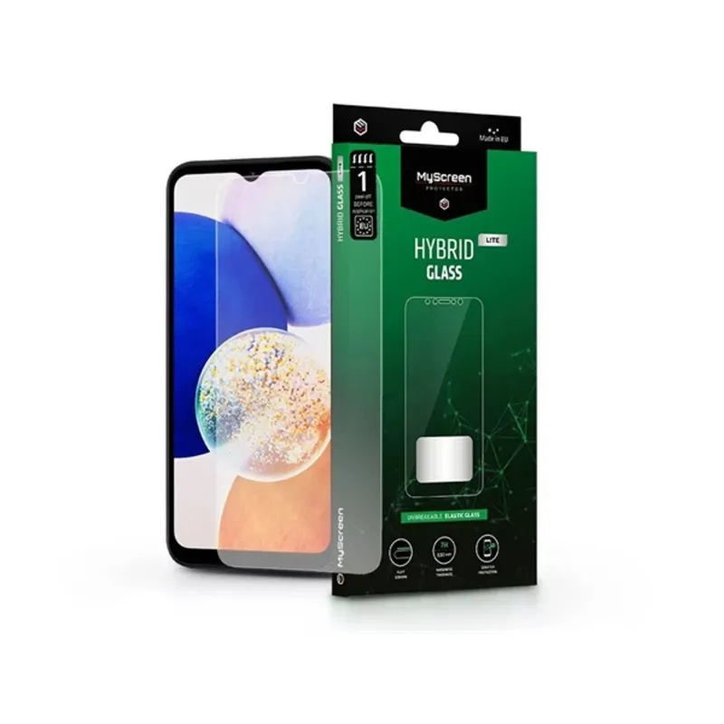 MyScreen Protector Hybrid Glass Lite Samsung A145 Galaxy A14 4G / Galaxy A14 5G rugalmas üveg képernyővédő fólia (LA-2260) MyScreen Protector Hybrid Glass Lite Samsung A145 Galaxy A14 4G / Galaxy A14 5G rugalmas üveg képernyővédő fólia (LA-2260)