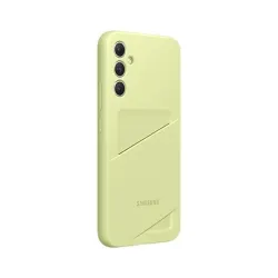 Samsung A34 5G SAMSUNG szilikon telefonvédő kártyazseb LIME
