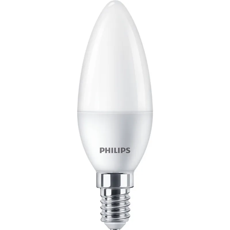 Philips 929002977955 E14 40W matt hideg-fehér gyertya alakú LED fényforrás Philips 929002977955 E14 40W matt hideg-fehér gyertya alakú LED fényforrás