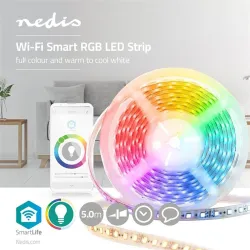 Nedis SmartLife LED szalag 5m (WIFILS50CRGBW)