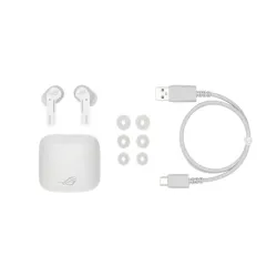 Asus ROG Cetra True Wireless (Moonlight White) vízálló gaming fülhallgató headset fehér