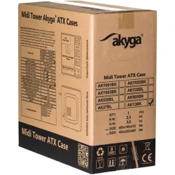 Akyga AK13BK táp nélküli ház fekete