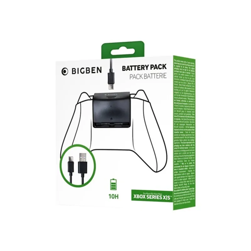 BigBen Xbox Series X tölthető kontroller akkumulátor + 3m USB kábel BigBen Xbox Series X tölthető kontroller akkumulátor + 3m USB kábel
