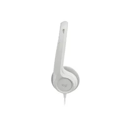 LOGITECH Fejhallgató 2.0 - H390 USB Mikrofonos, Piszkosfehér